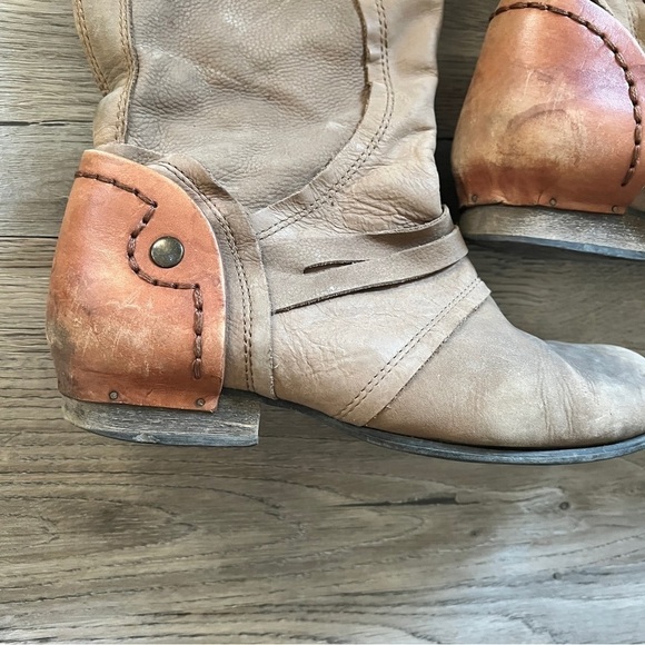 Kelsi Dagger Leather Riding Inspired Boot - Picture 4 of 7